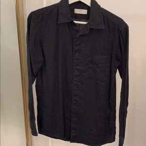 Uniqlo linen button up shirt, size XS